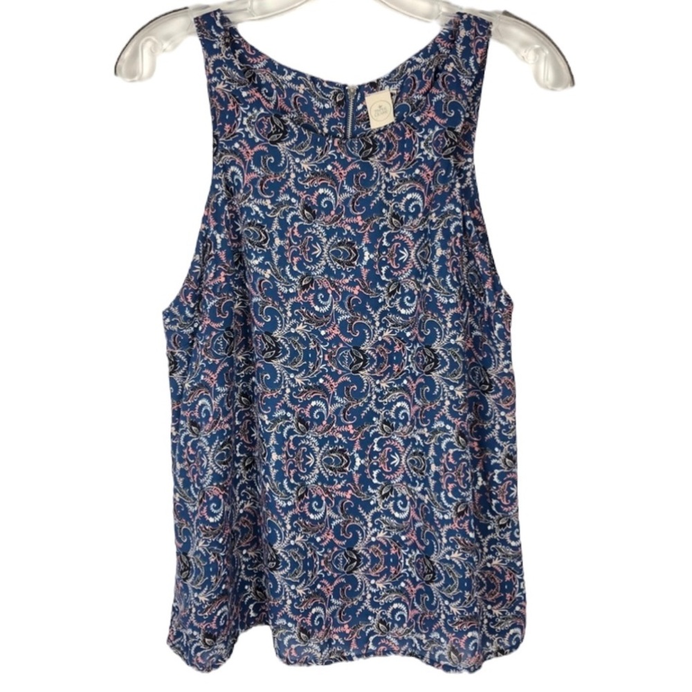 Paper Crane Printed Floral Tank Top